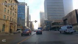 Morning Drive - Downtown to 97 Street, Edmonton, AB, 🇨🇦 - March 29, 2022