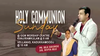 🔴Sunday Service || Pr. Reji George & Sis .Divya Reji | Session 2 |28\12/25 | GGM Worship Centre ,TVM