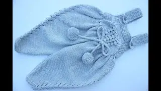 Описание очень легких детских комбинезонов(русские субтитры)(вторая часть)