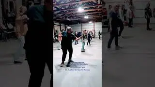 Line Dance fun. Legacy Ranch Barn Dance party.