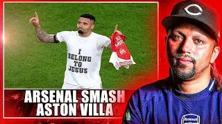 Arsenal Smash Villa - Arteta Defeats Emery - Arsenal 4 - 1 Aston Villa - Curtis Fancam