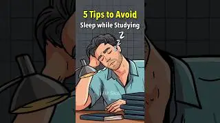 How to Avoid sleep while Studying? #studytips #shorts