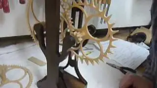Making the #6 part 4. A wooden gear clock