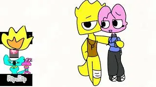 Yellow x pink kiss 💋😘 cyan x yellow 😡👎😨🤢🤮