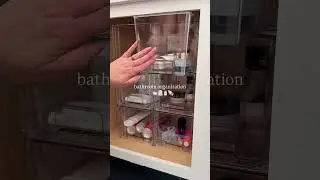 🫧🐚 bathroom organization ✨ comment &ldquo;ORGANIZE&rdquo; to get a dm from me with the 🔗 to everything I use