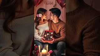 Happy Chocolate Day! 🍫❤️✨ #shorts #shortvideo #chocolate #ai #couples #cute