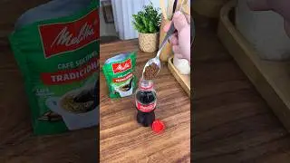 Just add a teaspoon of coffee to Coca-Cola! #lifehacks #cleaning #kitchen