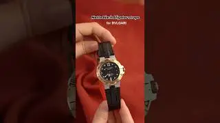 Bespoke Watch Straps - Aligator Leather Strap For BVLGARI