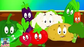 Ten Little Vegetables Nursery Rhyme & Kids Song by Monkey Rhymes