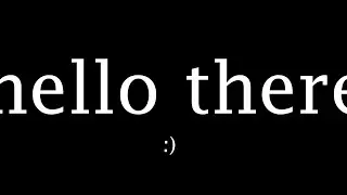 hello there