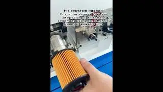 How Oil Filters Are Assembled #Car #OilFilter #ProductionLine #Mechanical #Auto #shorts #relatable