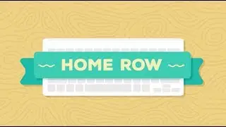 Typing Club -  Tutorial  - Lesson 6  - Home Row -  Keys A, S, D, F and J, K, L, ;
