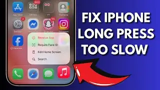 How To Fix iPhone Long Press Too Slow | Speed Up Haptic Touch In Seconds