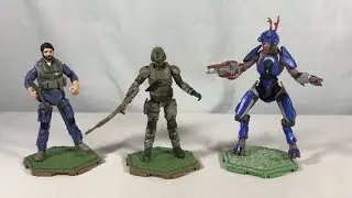 World Of Halo The Pilot, UNSC Marine & Jackal Sniper Review