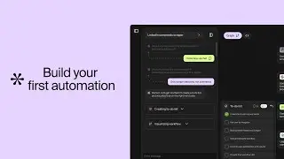 Build your first workflow automation in under 5 minutes