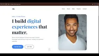 One Prompt = Complete Portfolio Website 🚀 | Using Cline AI (With Images & Animations)