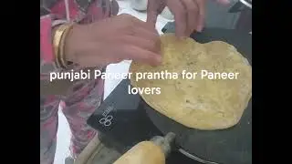 Double  layer stuffed Paneer parantha
