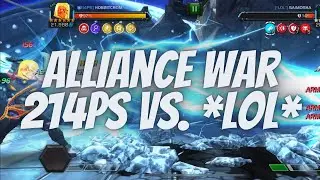 Alliance War - 214PS Vs. *LOL* - Marvel Contest of Champions