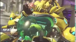 Overwatch DVA potg quadkill