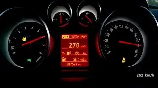 Opel Astra OPC 2014 - acceleration 0-260 km/h, top speed test and more