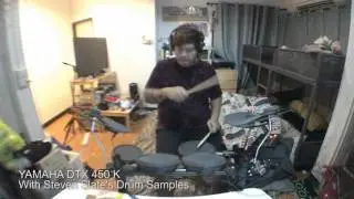 Yamaha DTX 450K With Steven Slate Drums SSD4 Test by Kit Bedroom Audio