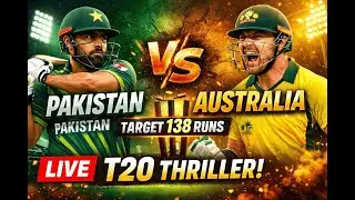 Pakistan vs Australia | t20 at brisbene | Australia gives target 139