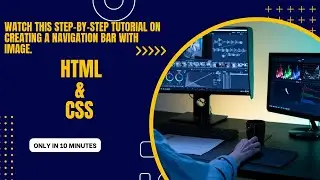 Custom navbar design with image | HTML & CSS | Web-design tutorial in Urdu/Hindi