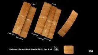 DW Collector's Series&reg; Pure Birch Shell Animation