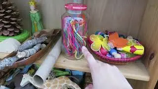 Shelf Toy Rotation & Open Ended Toys - Math Ideas - DIY Math Materials