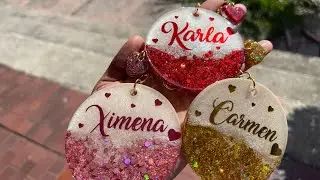 LLAVEROS DE RESINA / keychain resin / chaveiros
