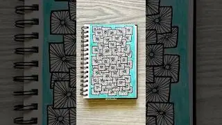 Easy Pattern drawing to calm your mind 💫 #patterns  #arttherapy #zentangle #doodleart #learntodraw