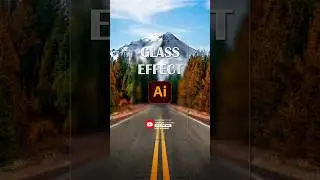 How To Create Glass Effect In Illustrator | Beginner To Pro | Tutorial | The Edit Art | Shorts