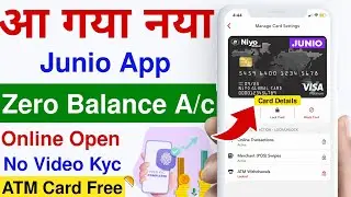 junio bank online account open kaise kare | junio minor & major account open | zero balance account