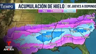 El hielo representa la mayor preocupaci&oacute;n durante la pr&oacute;xima tormenta invernal | Noticias Telemundo