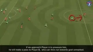 PES How to defend player runs