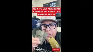 How to get Amex Platinum annual fee waived #shorts