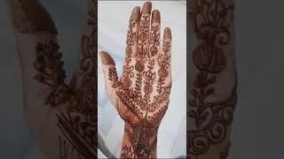 #short✨ Easy & elegant finger mehndi design ✨👉 Full tutorial tonight 9 PM on my channel