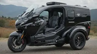 2026 Honda Black Wing Electric Tricycle Camper &ndash; The Future of Smart Adventure Travel!