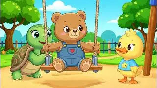 The Broken Swing Fix-It Team 🛠️ | Teamwork & Perseverance | Little Forest Friends