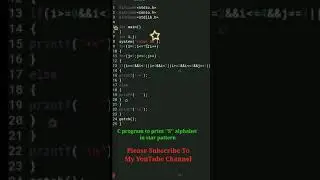 C program to print ''S'' alphabet in star pattern|