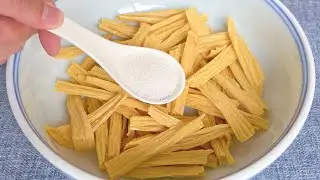 腐竹直接用清水泡是大錯，酒店大廚教我一招，泡的又快又軟無硬心，快來學一學