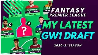 FPL 2021/22: MY LATEST GW1 SQUAD! | My Team Selection and Strategy for Fantasy Premier League