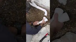 PVC Drain Pipe Tips - #shorts #plumbing #homerepairtutor