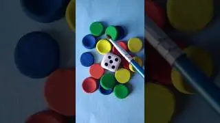 Easy made Ludo dice at home #dice#ludo#diy#youtubeshorts