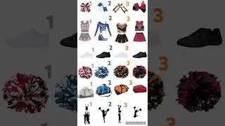 Choose your cheer outfit #cheer #cheerleader #outfit #chooseone