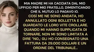 Mia Madre Mi Ha Cacciato in Cantina per Mio Fratello... La Mia Vendetta &egrave; Costata Loro 30.000&euro;!