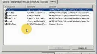 How To Use MSConfig (Microsoft System Configuration)