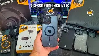 EQUIPEI MEU IPHONE 14 PRO MAX COM ACESS&Oacute;RIOS INCR&Iacute;VEIS DA GORILA SHIELD!