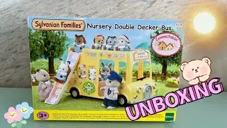 Sylvanian Families / Calico Critters Nursery Double Decker Bus - UNBOXING