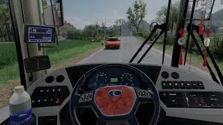 ETS2-#6 Xe kh&aacute;ch giường nằm chạy với tốc độ 153 km/h cực kỳ nguy hiểm.